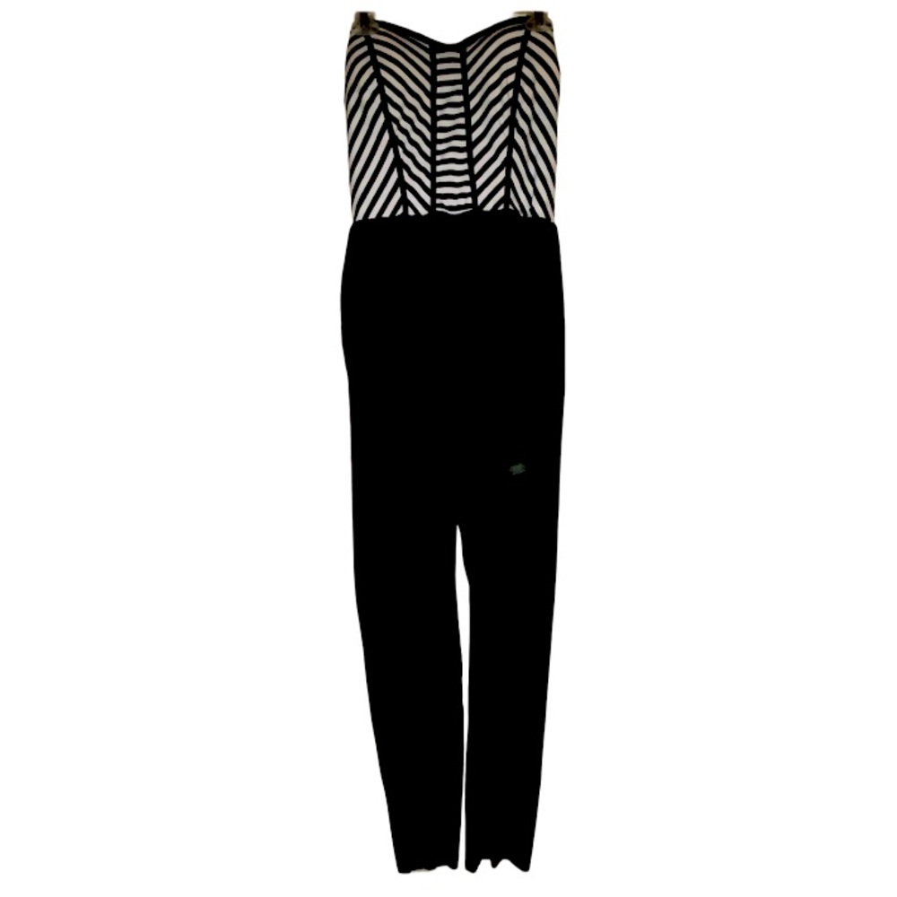 Black Strapless Jumpsuit size large